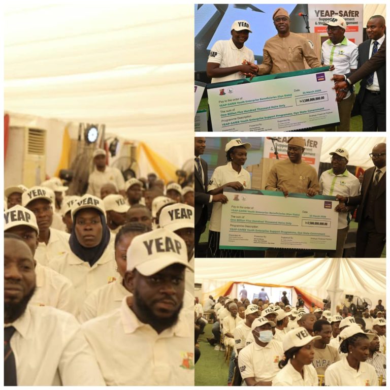 ₦1.5bn YEAP-SAFER Disbursement: Oyo Agency for Youth Salutes Gov. Makinde’s Commitment to Youth Development