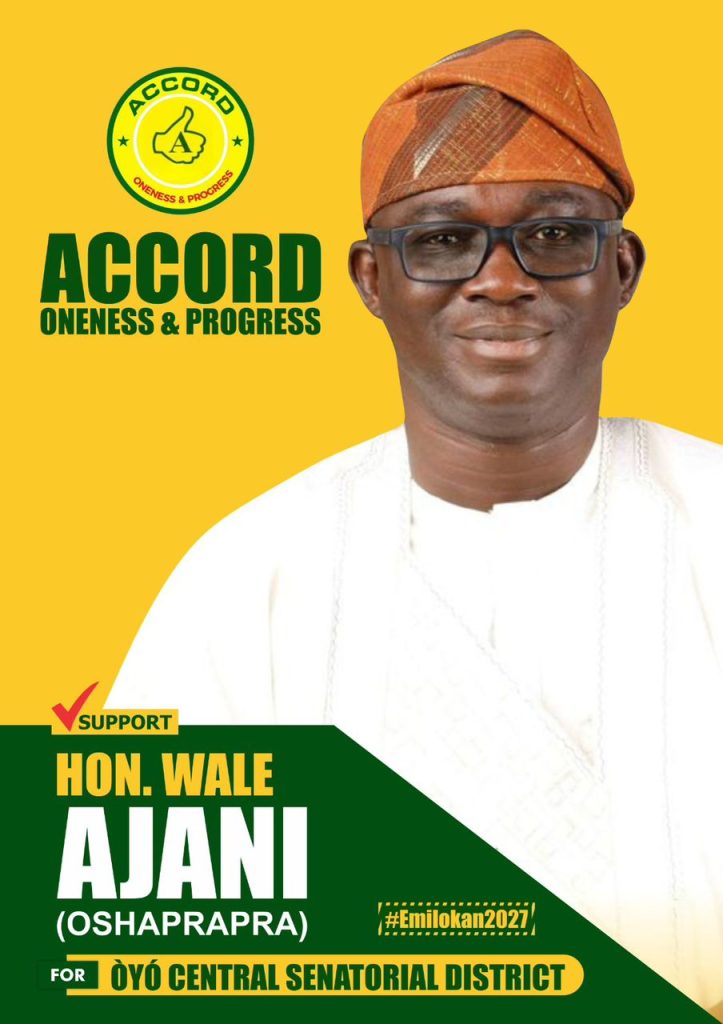 2027: Former NYCN President ’Wale Ajani Declares Oyo Central Senatorial Bid Under Accord Party