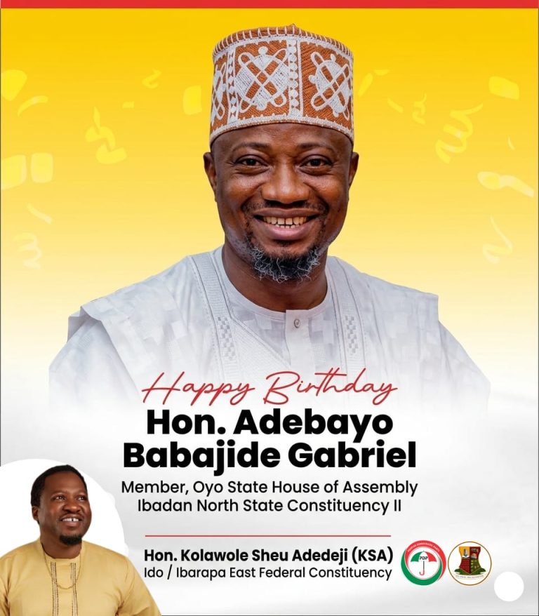 Engr. Kolawole Sheu Adedeji Celebrates Hon. Adebayo Babajide Gabriel at Birthday, Hails Him as ‘A Man with a Large Heart’