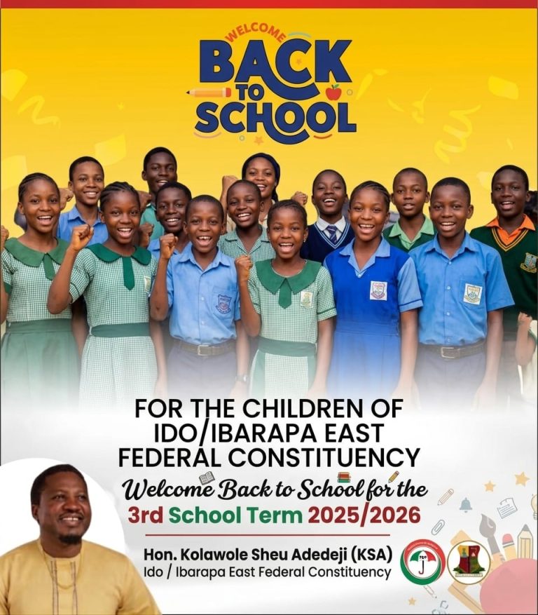 School Resumption: Engr. Kolawole Sheu Adedeji Extends Warm Welcome to Pupils, Students Across Ido/Ibarapa East
