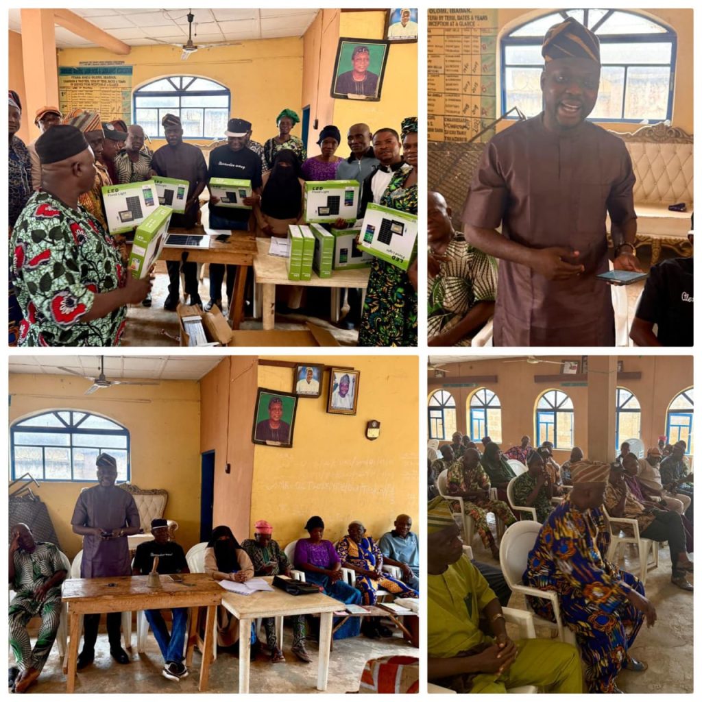 Oyo Lawmaker, Waheed Akintayo ‘Ilumoka’ Illuminates Oluyole: Five More Communities Benefit From Solar Project