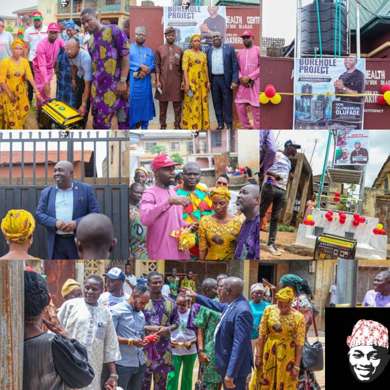 Ibadan North LG: Olufade Commissions Two Motorised Boreholes, Donates Generators To Ease Water Scarcity In Communities