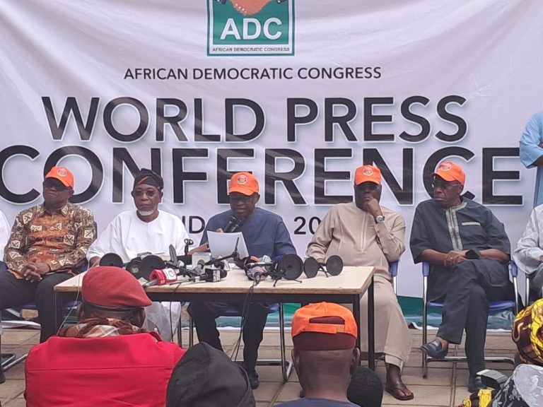 ADC Demands INEC Chairman’s Sack, Alleges Plot to Turn Nigeria into One-Party State Ahead of 2027