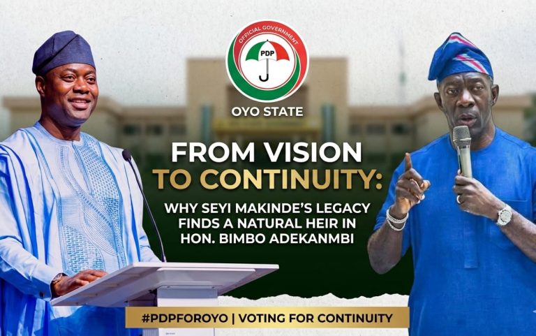 From Vision to Continuity: Why Seyi Makinde’s Legacy Finds a Natural Heir in Hon. Bimbo Adekanmbi