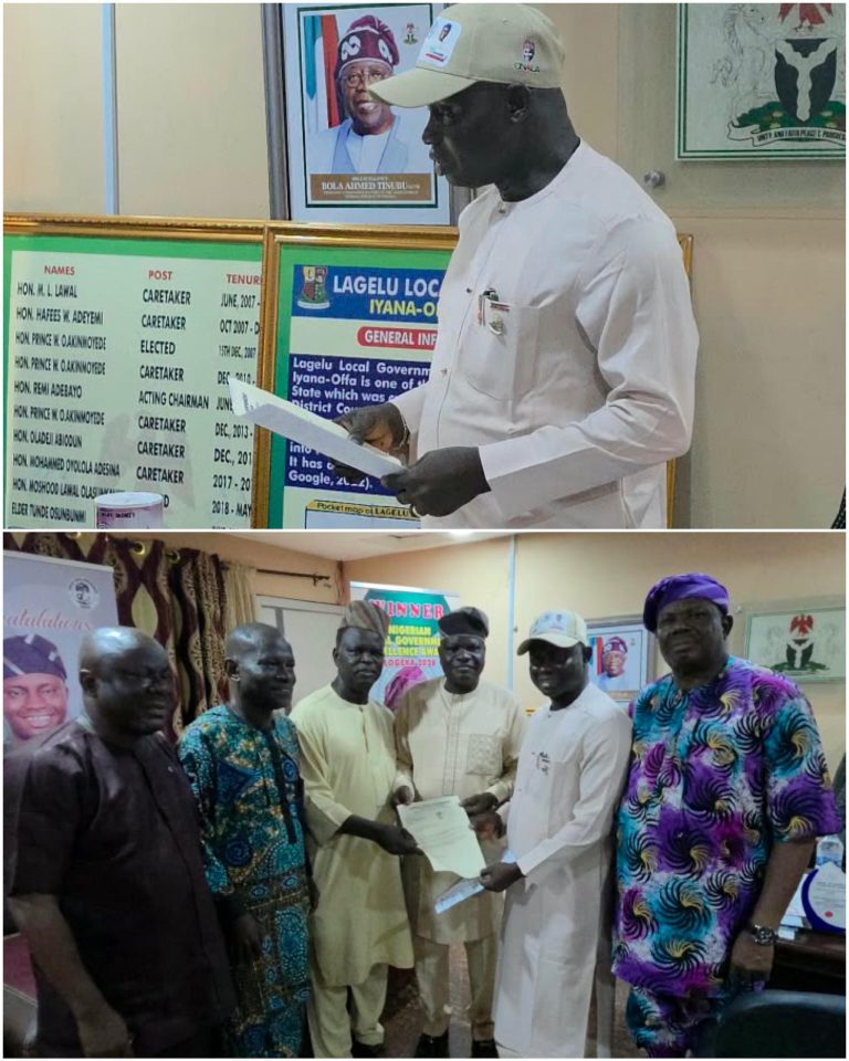 Lagelu LG Chairman Kamorudeen Presents Land Allocation for Indigenes Club’s CBT Centre Project