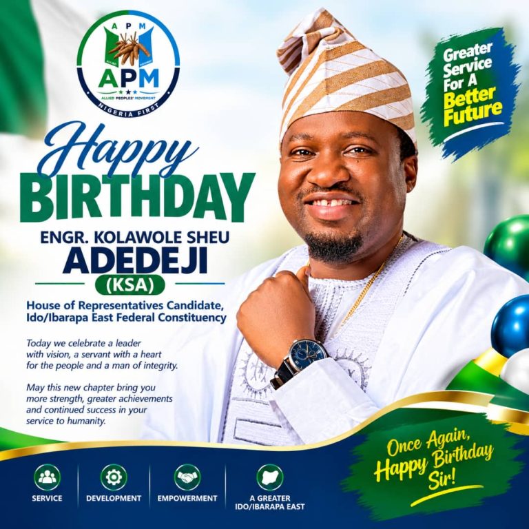 Constituents, Media Practitioners Celebrate APM Candidate, Kolawole Sheu Adedeji, on Birthday