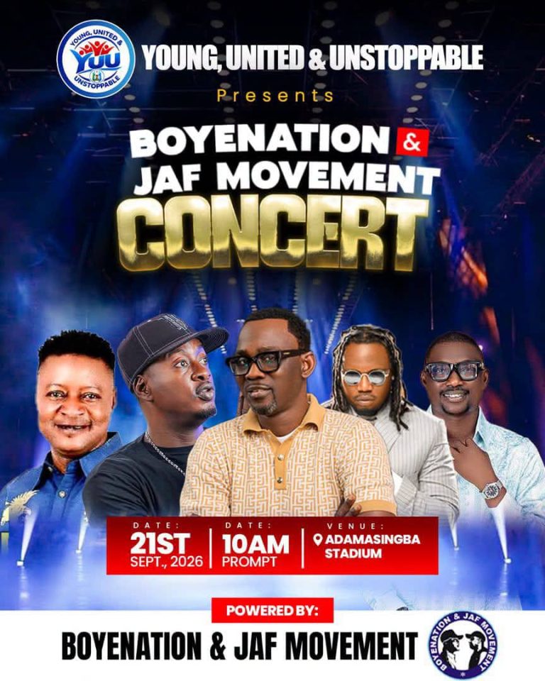 What to Expect at YUU’s Boye Nation & JAF Movement Concert in Ibadan
