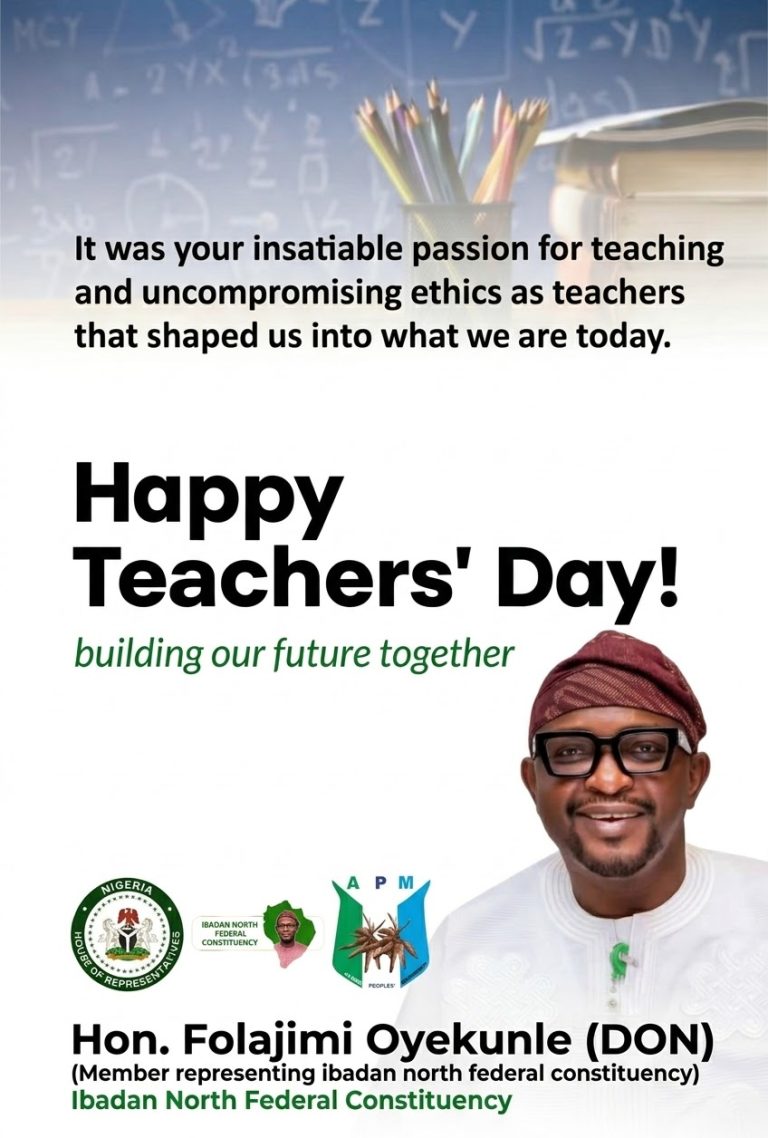 Oyekunle Hails Teachers’ Contributions to Nation-Building, Calls for Improved Welfare
